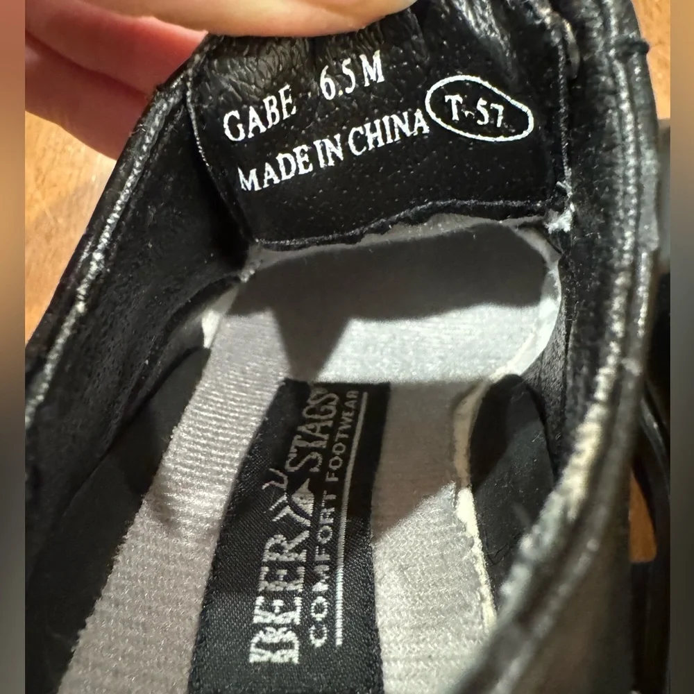 Deer Stags Gabe 6.5 Toddler Boy Dress Shoes Black